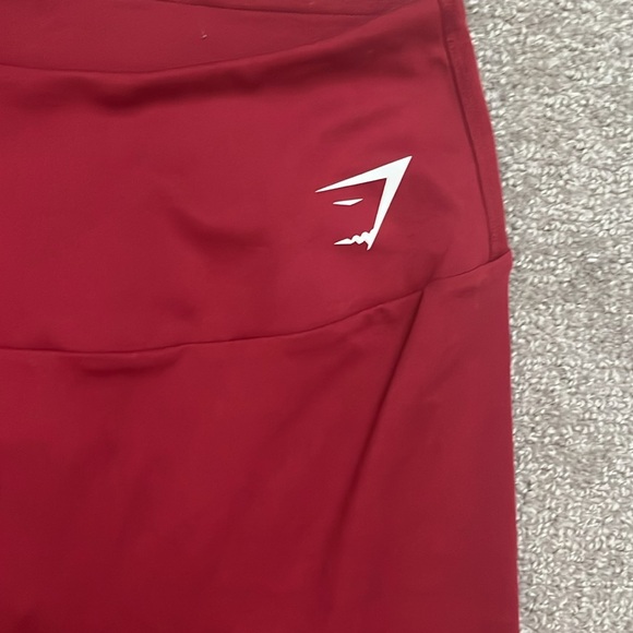 Gymshark Maroon Leggings Size Small - Picture 2 of 8